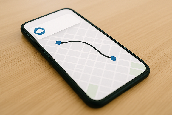 CloudTrans notification on phone.